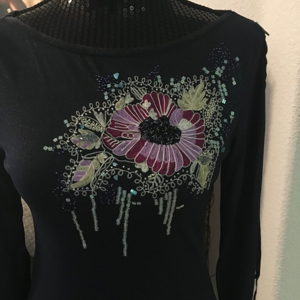 BEADED DISCO TOP - Picture 2 of 3